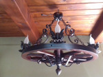 Luster z dreveného kolesa – fotka 2